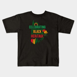 Black Heritage Celebration Kids T-Shirt